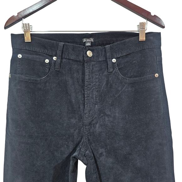 J.CREW Corduroy Straight-Leg Pants Black SIze 30 NWT - Picture 2 of 5
